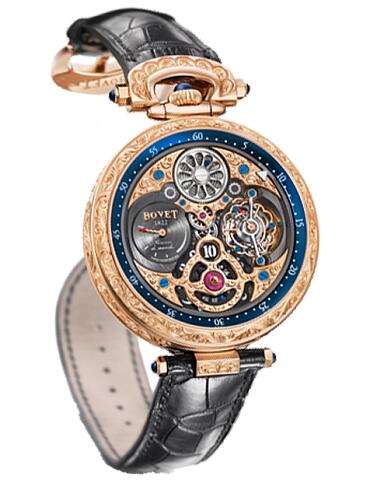 Replica Bovet Watch Amadeo Fleurier Grand Complications 47 5-Day Tourbillon Jumping Hours AIHS003-G123467